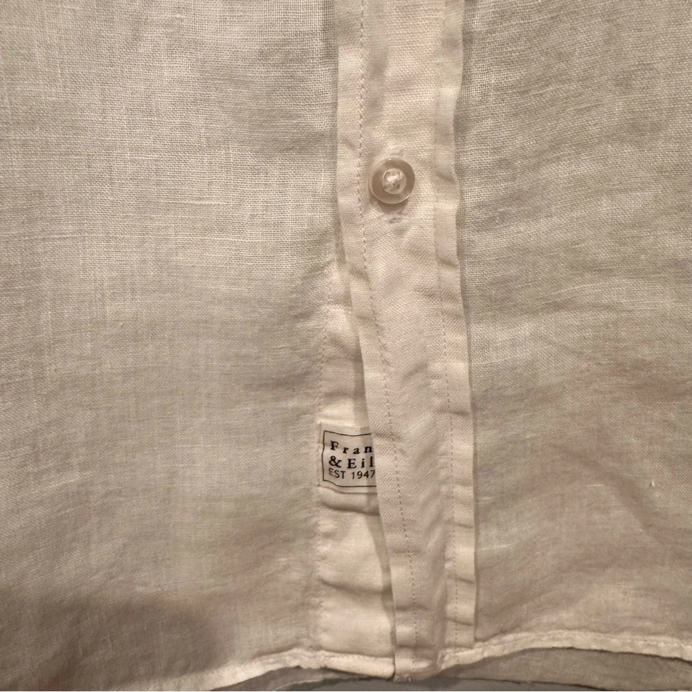 Frank and Eileen EILEEN Relaxed Linen Button Down Shirt Size S - Picture 4 of 10